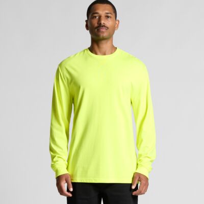 Mens Block L/S Tee (Safety Colours) Thumbnail