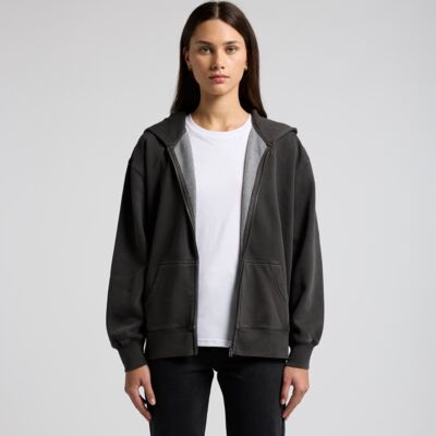 Wo's Relax Faded Zip Hood Thumbnail