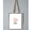 Budget Calico Tote Bag Thumbnail